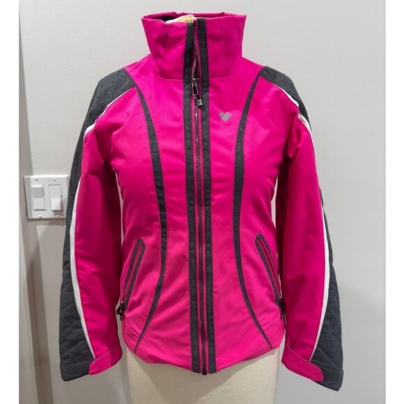 Obermeyer Pink Dyna Teen Ski Jacket Size Medium